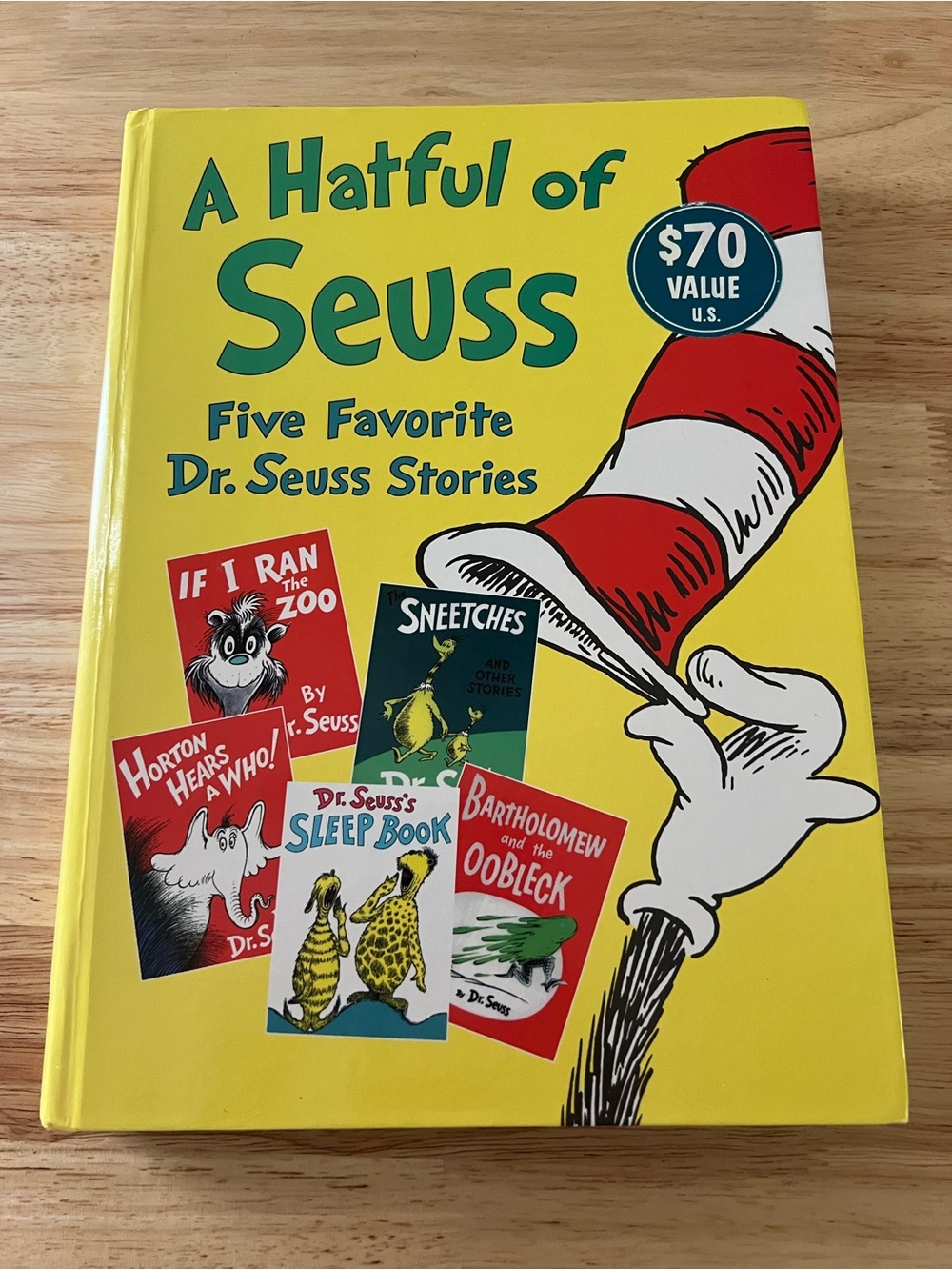 Dr. Seuss A Hatful of Seuss 5 Story Hardcover Book